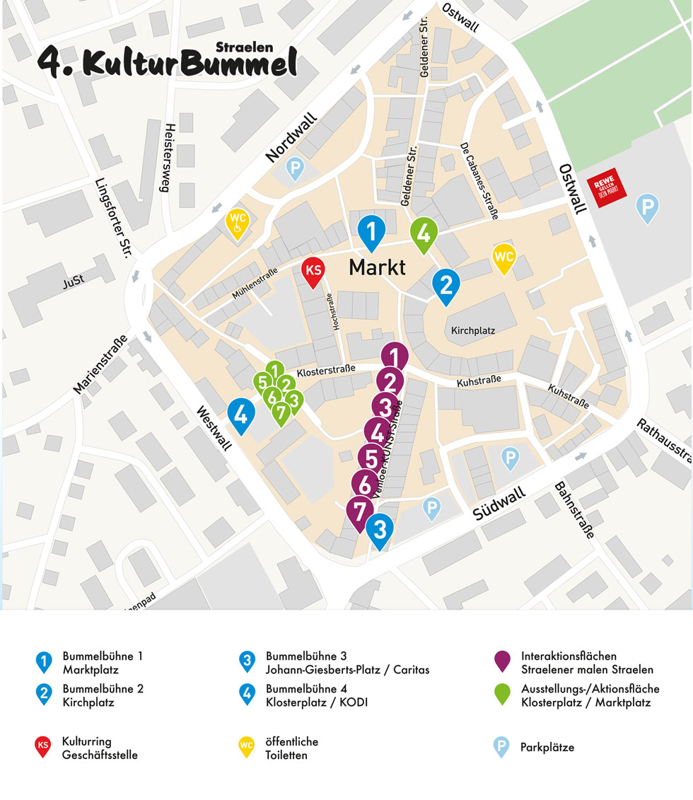 Innenstadtkarte KulturBummel 2024